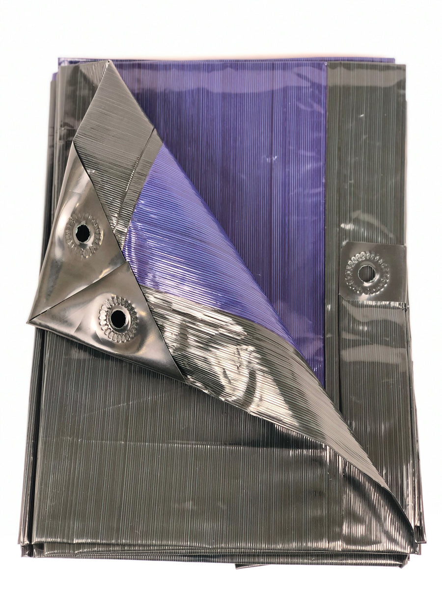 Tarps - Heavy Duty Blue / Green Reversible Color 120 GSM MOX Film