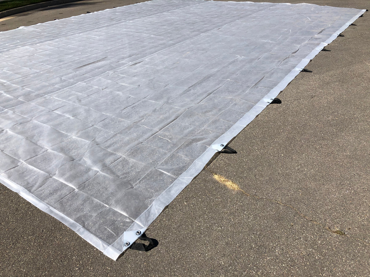 Hay Bale Tarp Heavy Duty Translucent Color 120 GSM MOX Film Tarp Tech